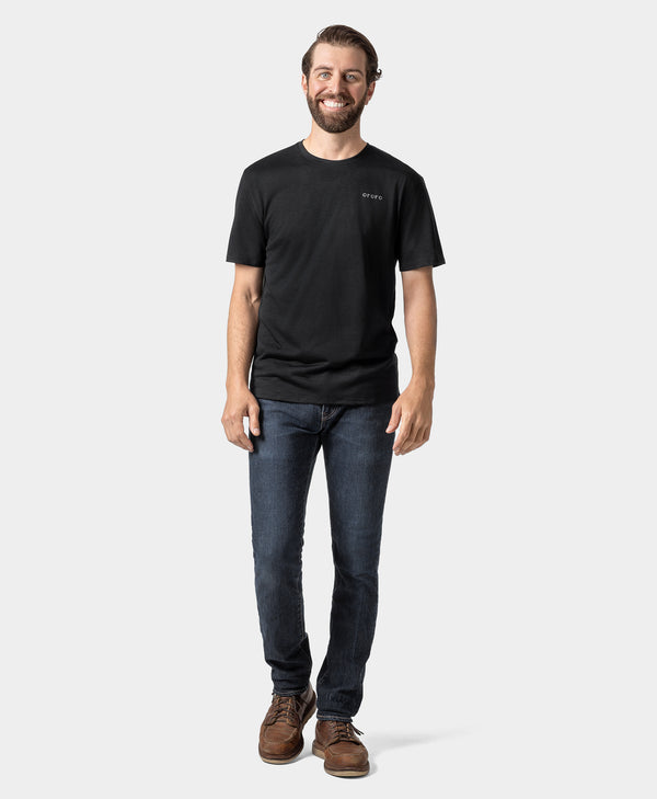 Ororo Men’s Short Sleeve 100% Wool T-Shirt | Ororo®