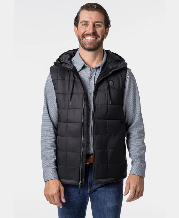 Ororo PuffLyte™ Men's 5-Zone Hooded Heated Vest