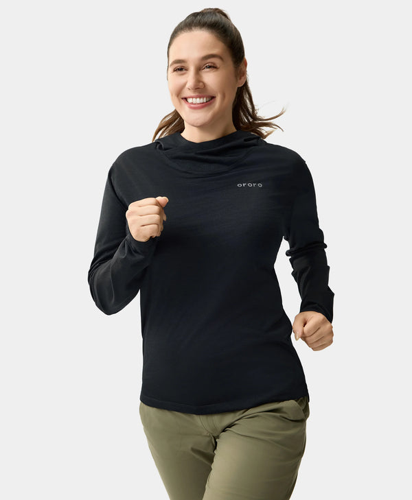 Ororo Unisex Merino Wool Blend Baselayer | Ororo®