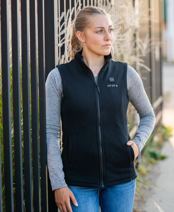 Ororo Women's Heated Fleece Vest | Ororo