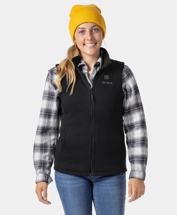 Ororo Women's Heated Fleece Vest | Ororo