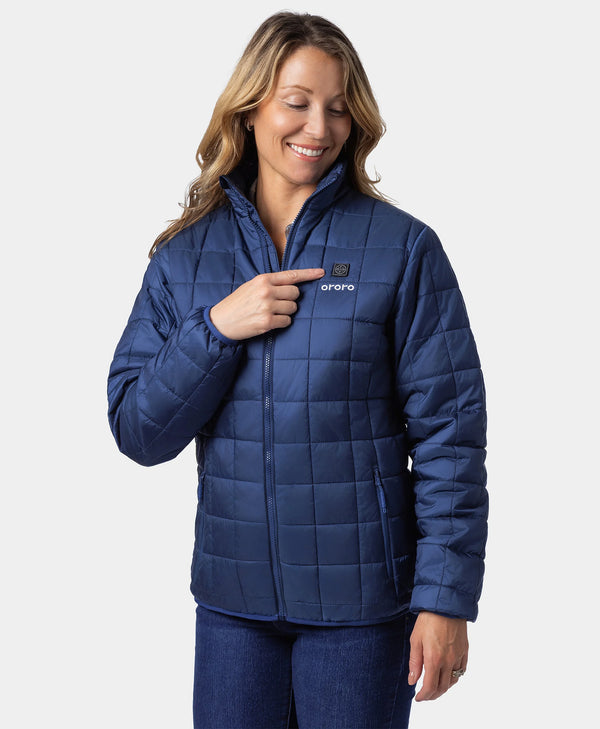 Ororo Prism Women's Heated Quilted Jacket | Women’s Jacket | Ororo®