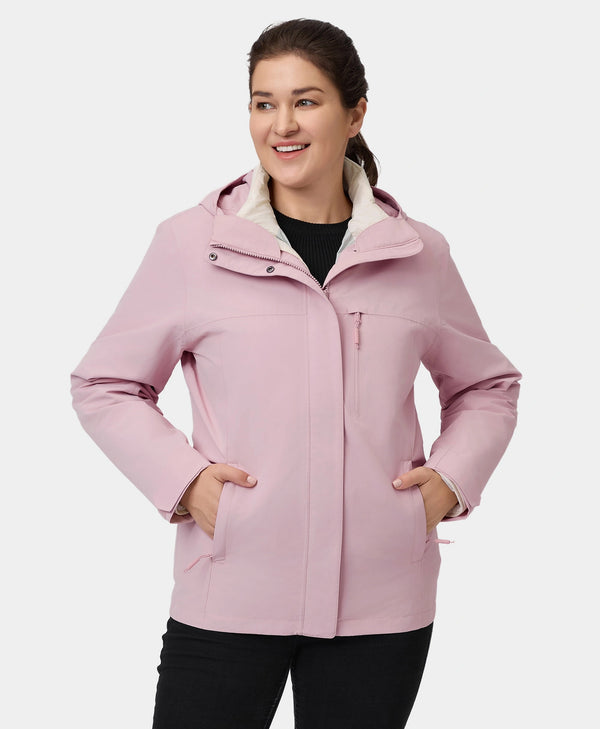 Ororo River Ridge Women's 3-in-1 Heated Jacket With Down Liner