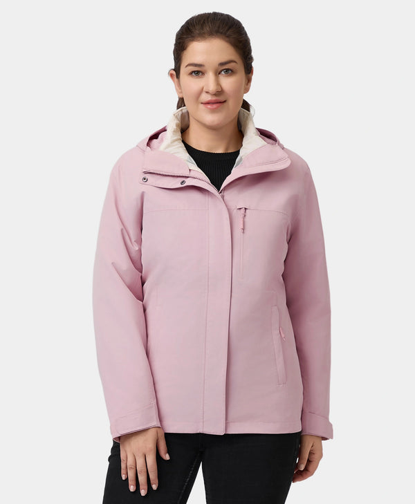 ororo River Ridge Women's 3-in-1 Heated Jacket with Down Liner