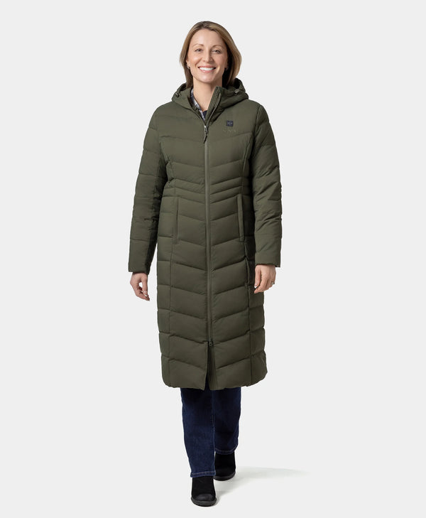 Ororo "SOHO" Women's Heated Down Parka Jacket | Battery-Electric Heating | Ororo®