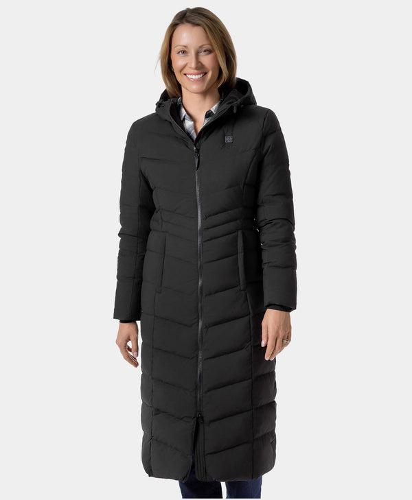 Ororo "SOHO" Women's Heated Down Parka Jacket | Battery-Electric Heating (Apparel Only)