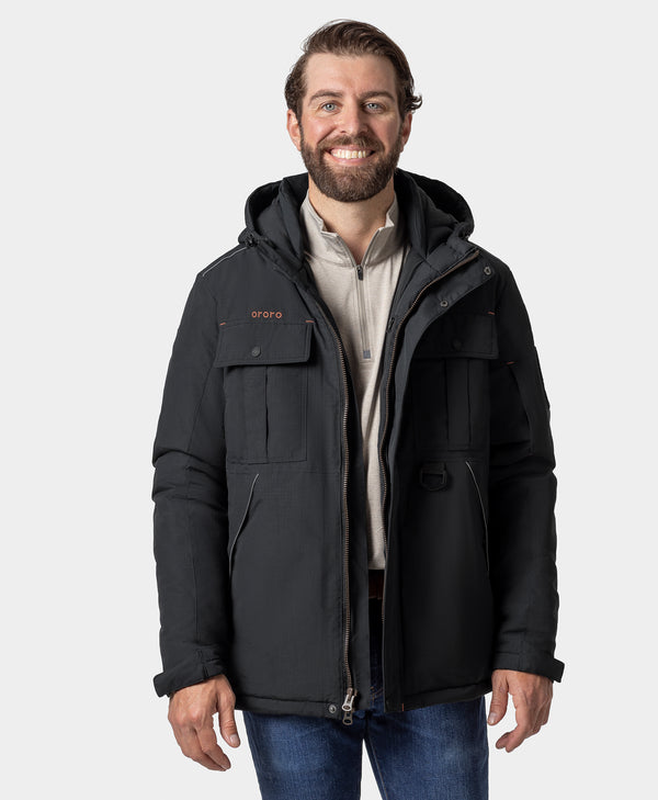 Ororo SureWarm® 6-Zone Dual-Control Dual-Source Heated Jacket | Ororo®