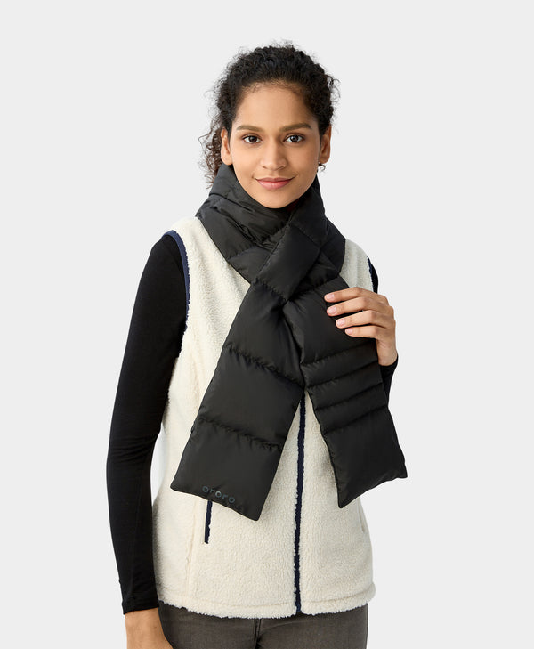 Ororo Unisex Heated Puffer Down Scarf | 14-Hour Heat | Ororo®