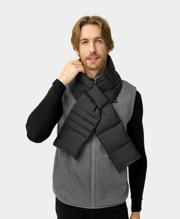 ororo Unisex Heated Puffer Down Scarf | 14-Hour Heat | ororo®