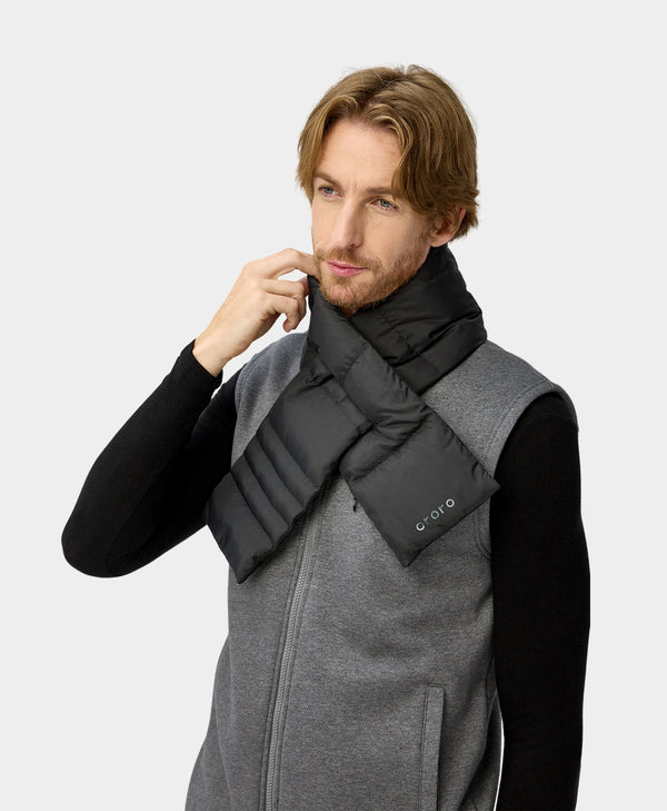 Ororo Unisex Heated Puffer Down Scarf | Battery-Powered Warmth | Ororo®