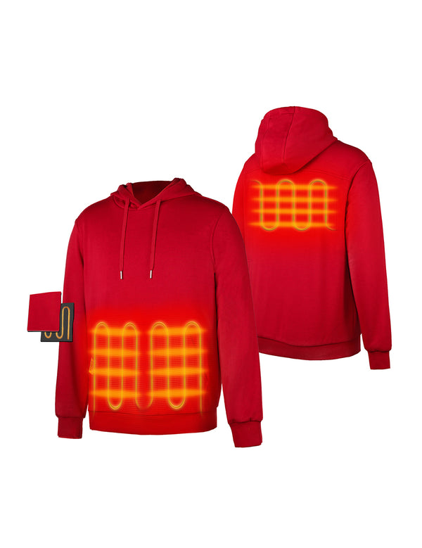 Ororo Unisex Heated Pullover Hoodie With Core Heating | Ororo®