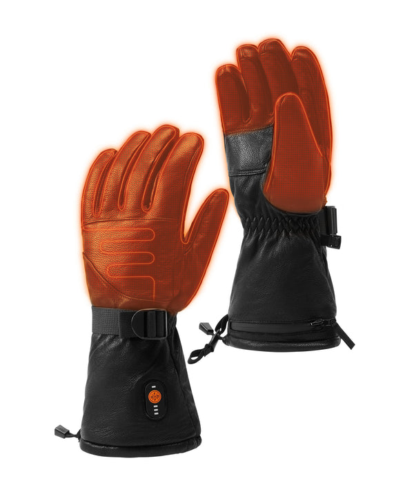 Ororo Unisex Heated Sheep Leather Gloves | Gloves For Winter | Ororo®