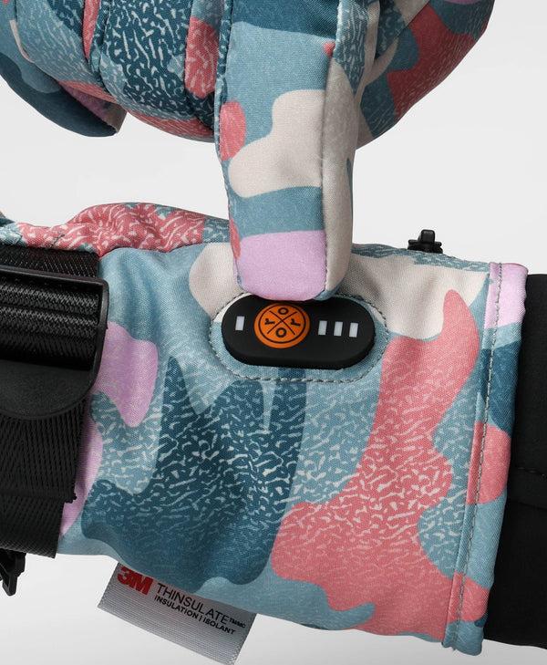 Ororo Women's Colorprint Heated Lightweight Gloves | Ororo®