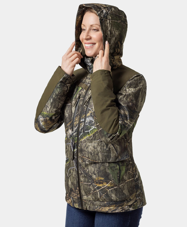 Ororo Women's Heated Hunting Jacket | Mossy Oak Country DNA | Ororo®