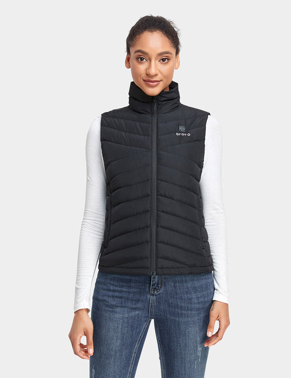 Ororo Women's Heated Lightweight Down Vest | Apparel Only | Ororo®
