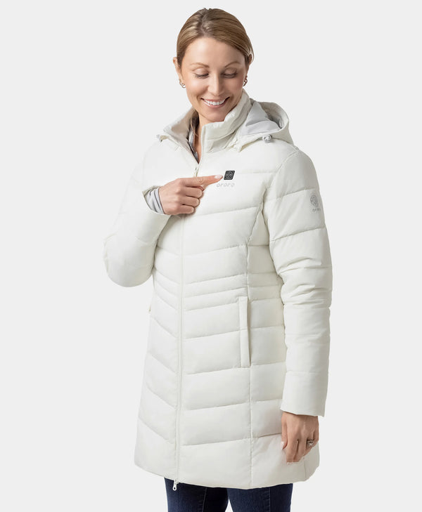 Ororo Women's Heated Puffer Parka | 3 Heating Zones | Ororo®