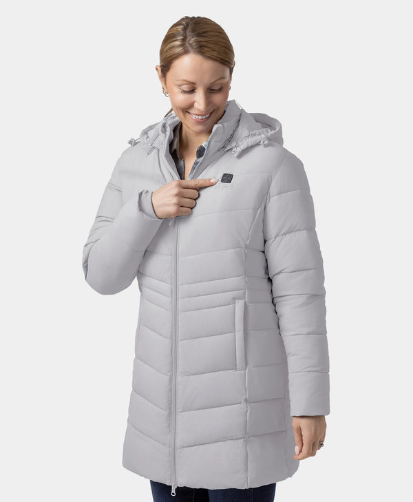 Ororo Women's Heated Puffer Parka | 4 Heating Zones | Ororo®