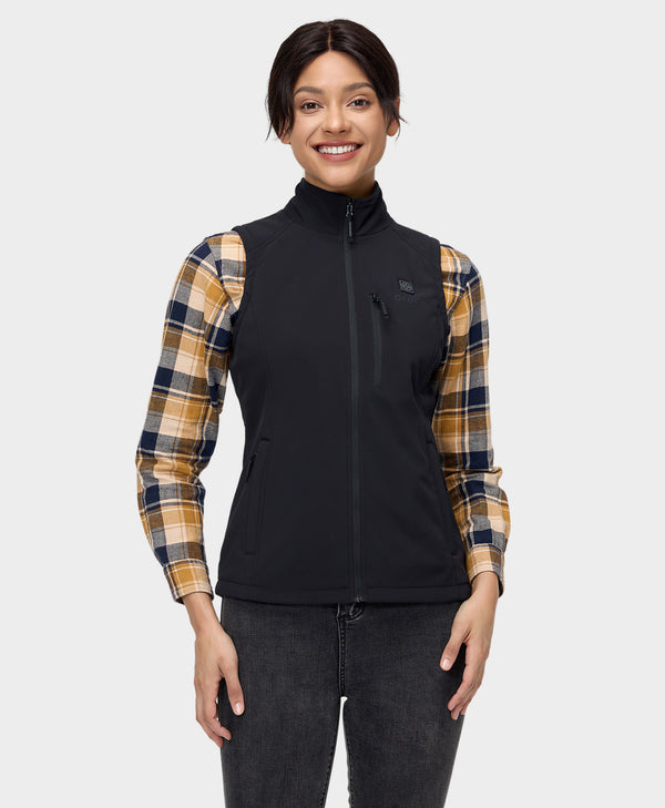 ororo Women's Heated Softshell Vest | Lightweight & Stylish | ororo®