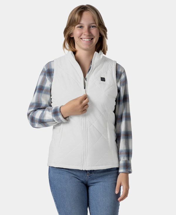 Ororo Women’s Junior 4-Zone Heated Quilted Vest | Ororo®