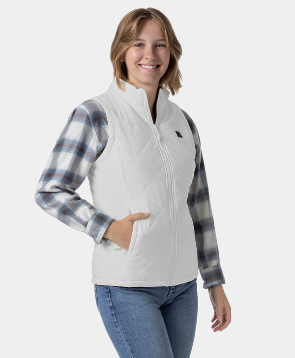 Ororo Women’s Junior 4-Zone Heated Quilted Vest | Ororo®