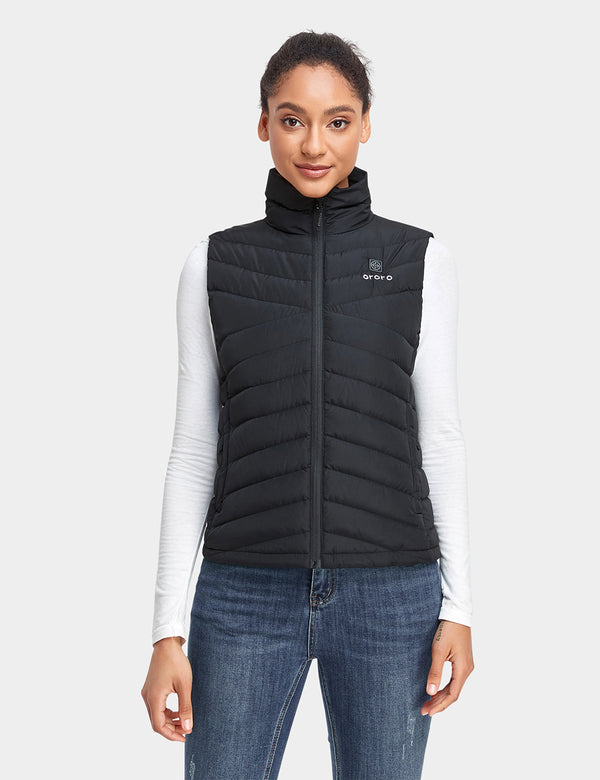ororo Women's Lightweight Heated Vest | Water-Resistant & Flexible | ororo®