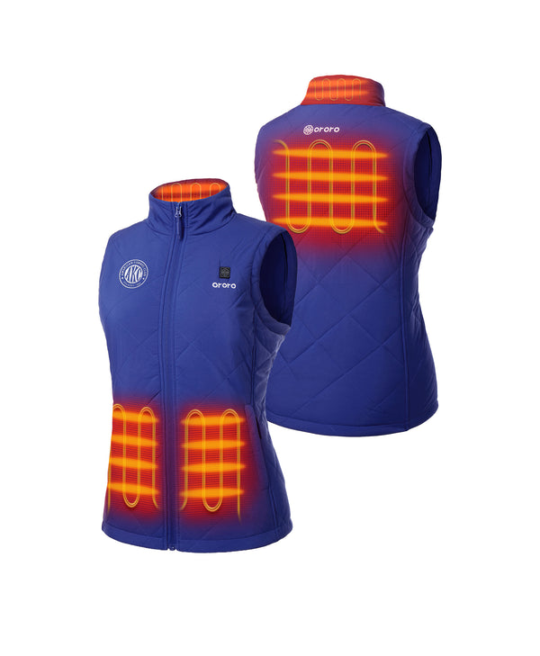 Ororo Women's Lightweight Quilted Heated Vest | 4 Heating Zones | Ororo®