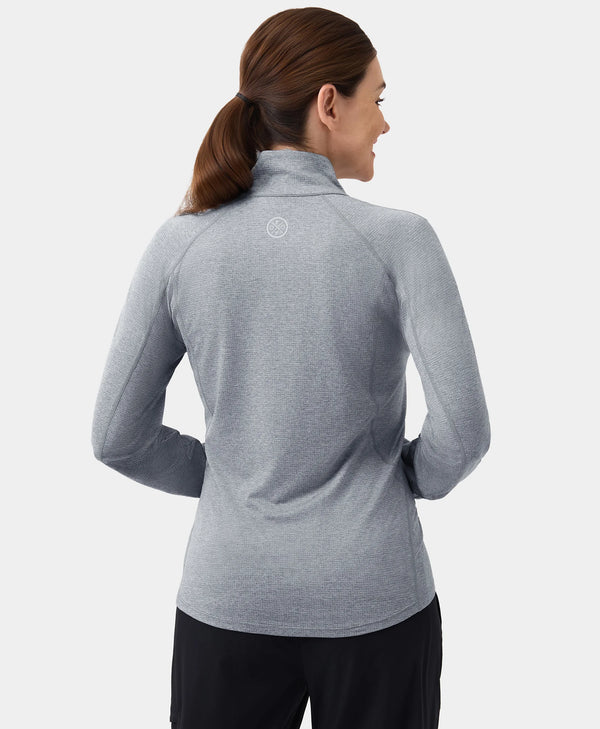 Ororo Women's TechTrail ¼- Zip Long Sleeve Shirt - UPF 50 Sun Protection | Ororo®
