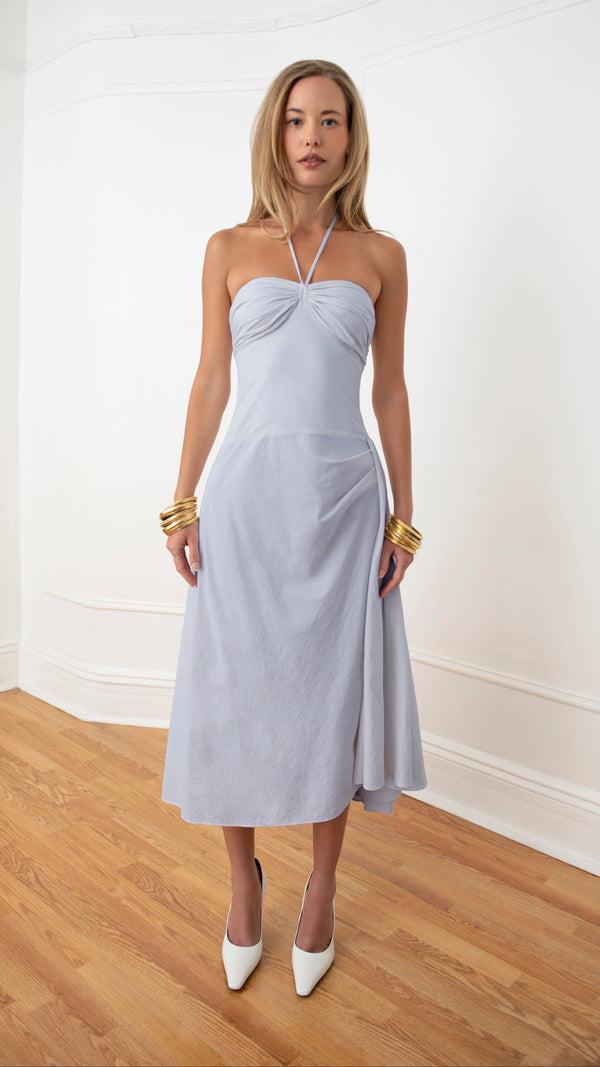 orseund iris Bardot Midi Dress