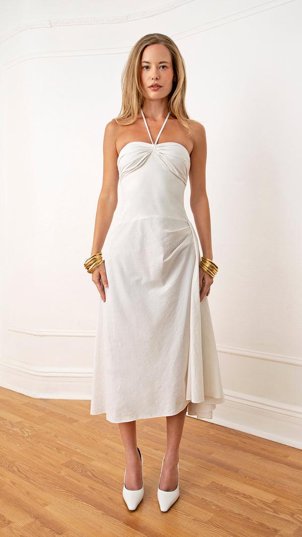 orseund iris Bardot Midi Dress