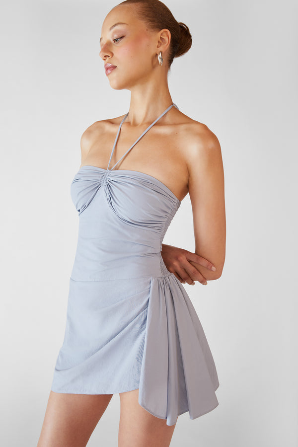 orseund iris Bardot Mini Dress