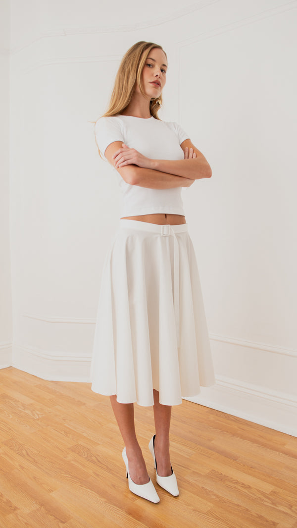 Orseund Iris Daisy Belted Circle Skirt