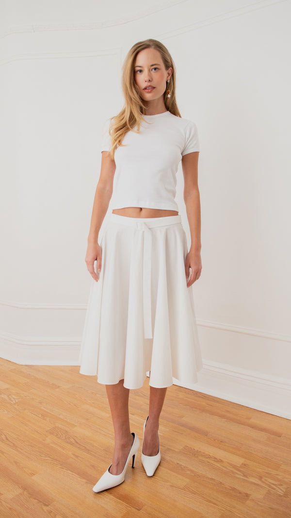 orseund iris Daisy Belted Circle Skirt