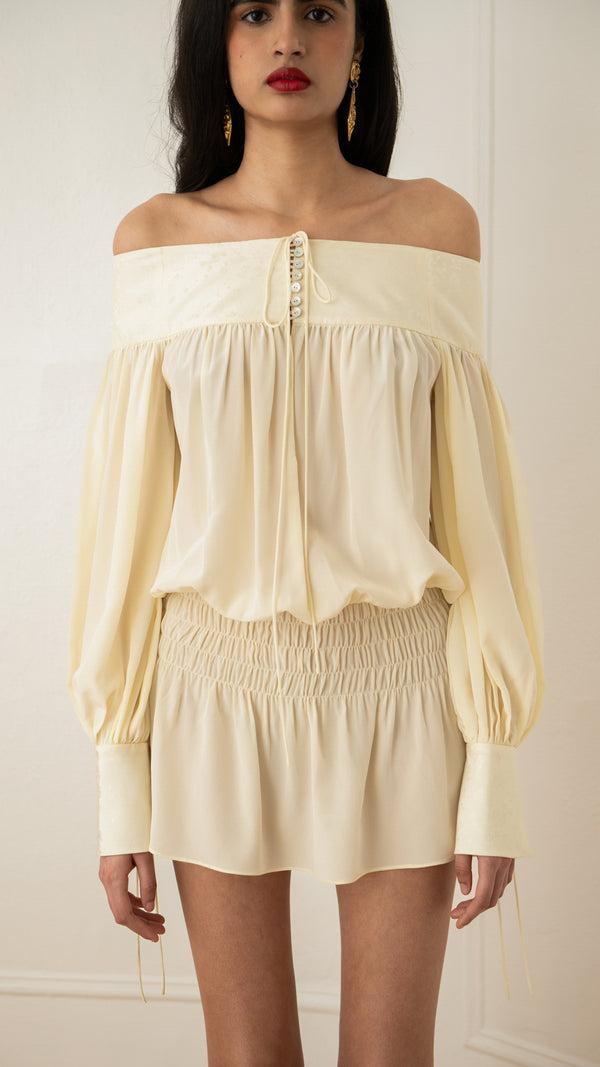 Orseund Iris Enchanted Silk Poet Dress