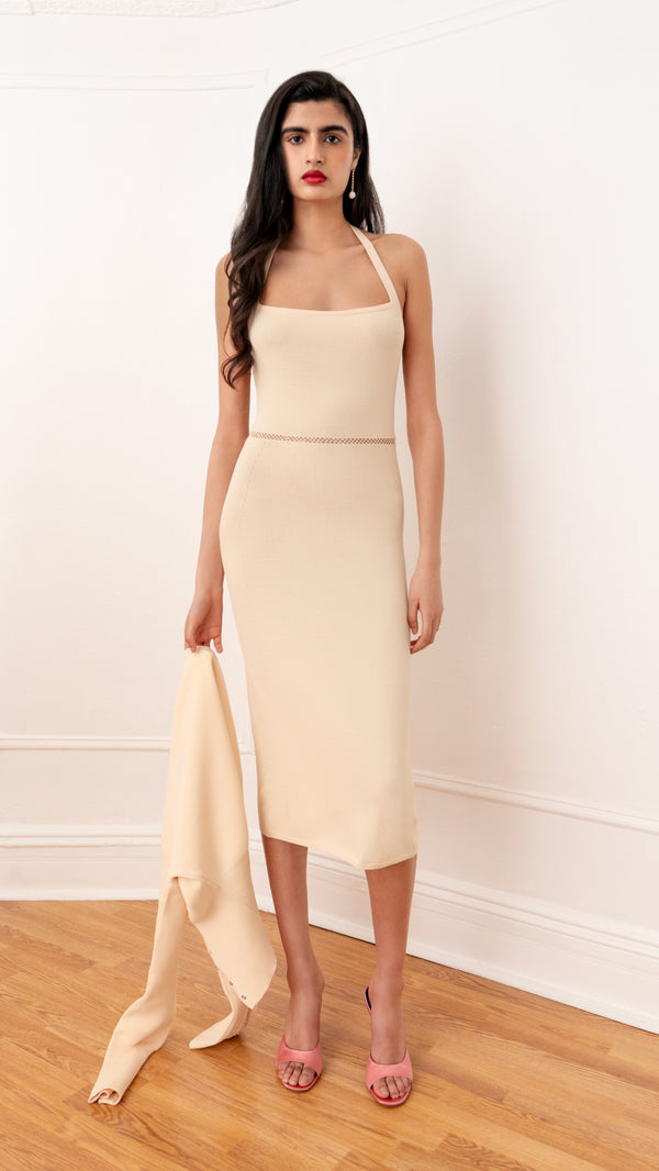 orseund iris La Bohemia Knit Halter Dress