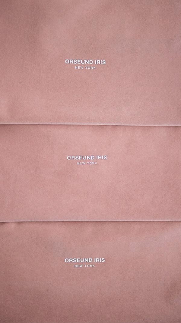 Orseund Iris Large Signature Velvet Travel Bag