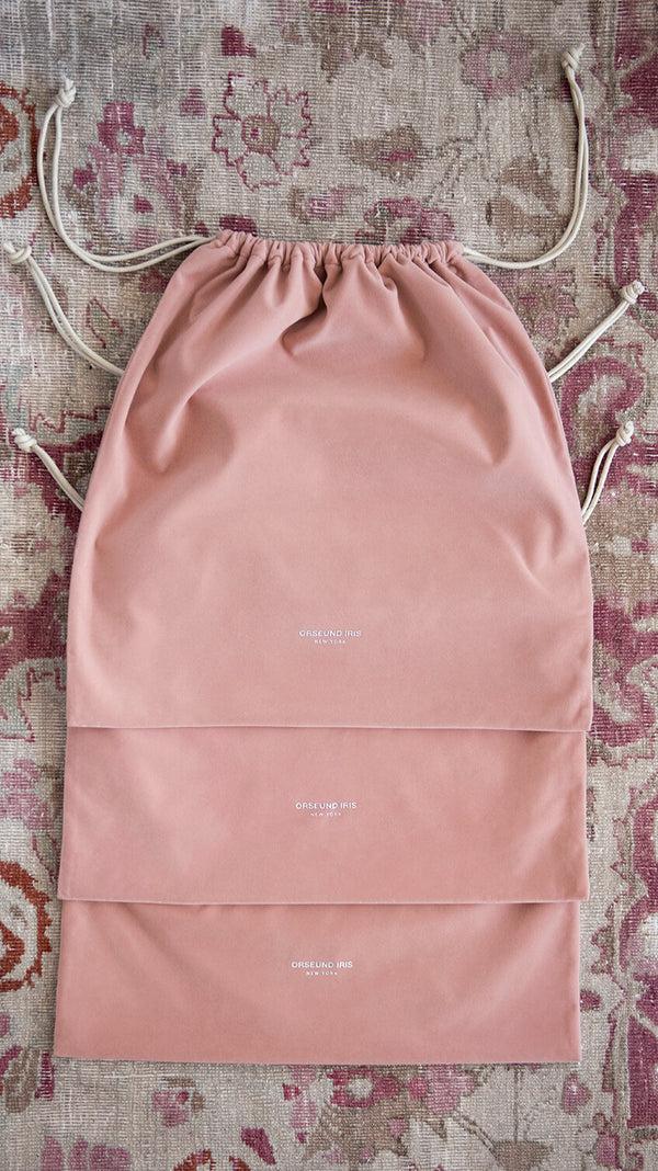 Orseund Iris Large Signature Velvet Travel Bag