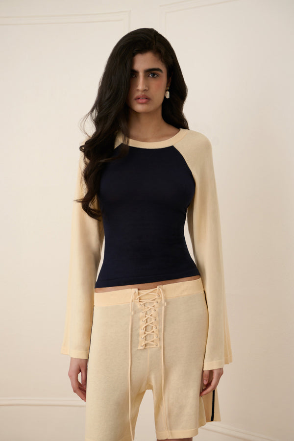 Orseund Iris Off-Season Knitted Raglan Shirt