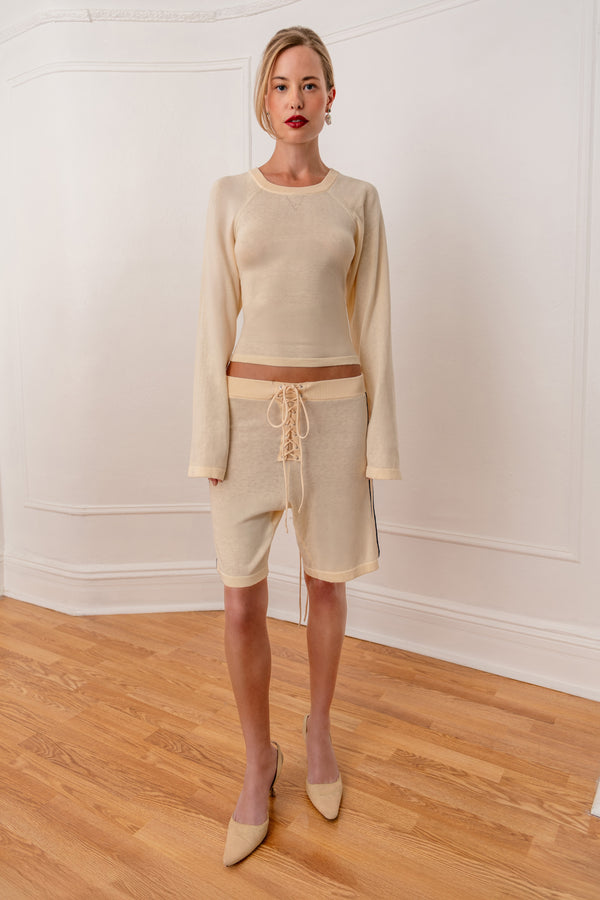 Orseund Iris Off-Season Knitted Raglan Shirt