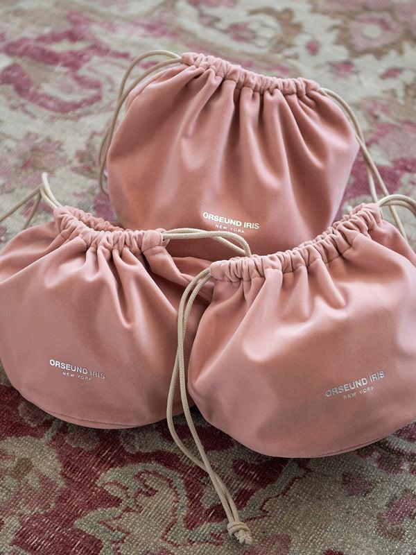 Orseund Iris Small Signature Velvet Travel Pouch