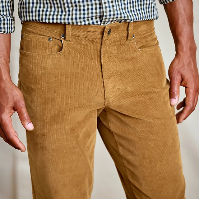 Orvis 1856 Stretch 5-Pocket Corduroy Pants FIELD KHAKI