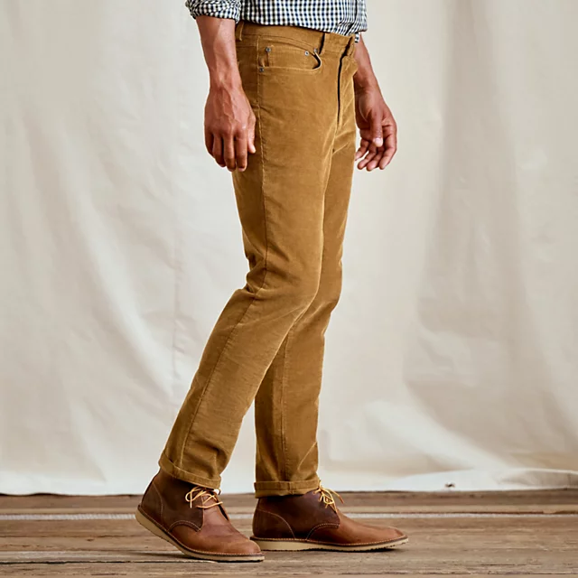Orvis 1856 Stretch 5-Pocket Corduroy Pants FIELD KHAKI