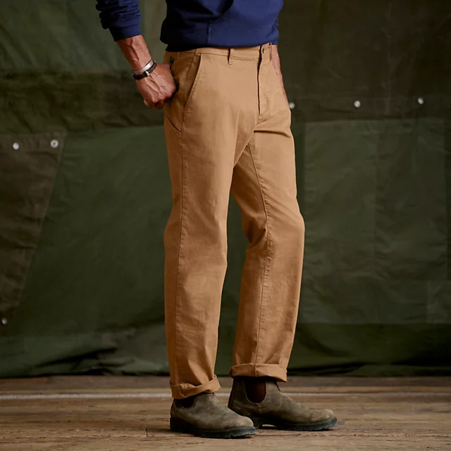 Orvis 1856 Stretch Twill Regular Fit Chinos FIELD KHAKI