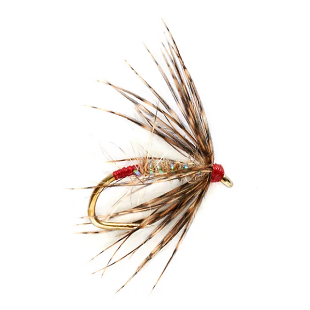 orvis Barbless Super Silk Soft Hackle PARTRIDGE & RED