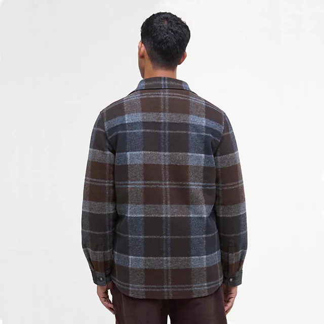 Orvis Barbour® Chapter Tailored Check Overshirt MIDNIGHT OAK TARTAN
