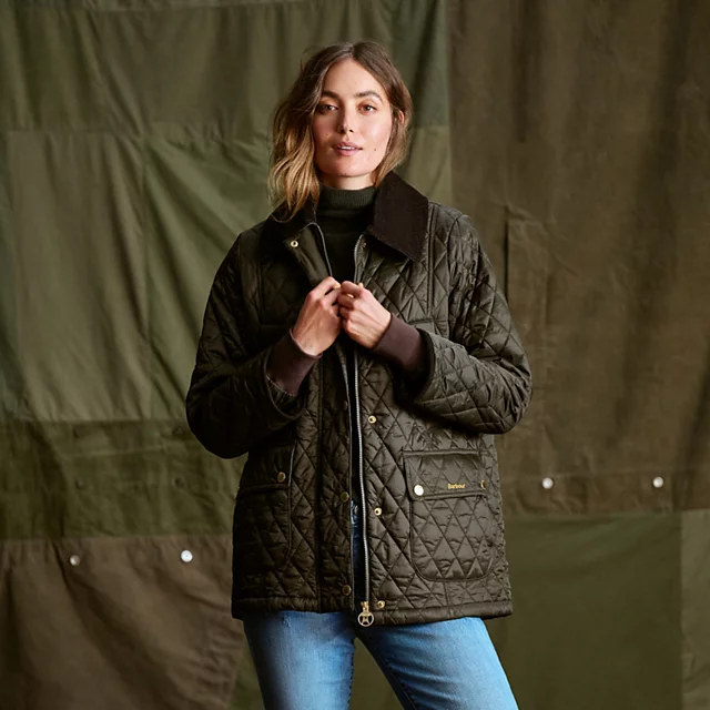 orvis Barbour® Modern Beadnell Quilted Jacket SAGE
