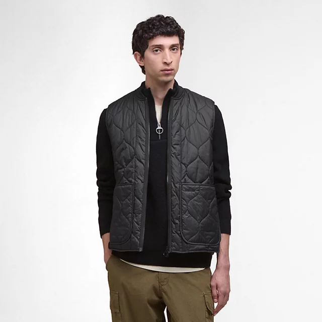 Orvis Barbour® Re-Engineered Liddesdale Quilted Utility Gilet BLACK