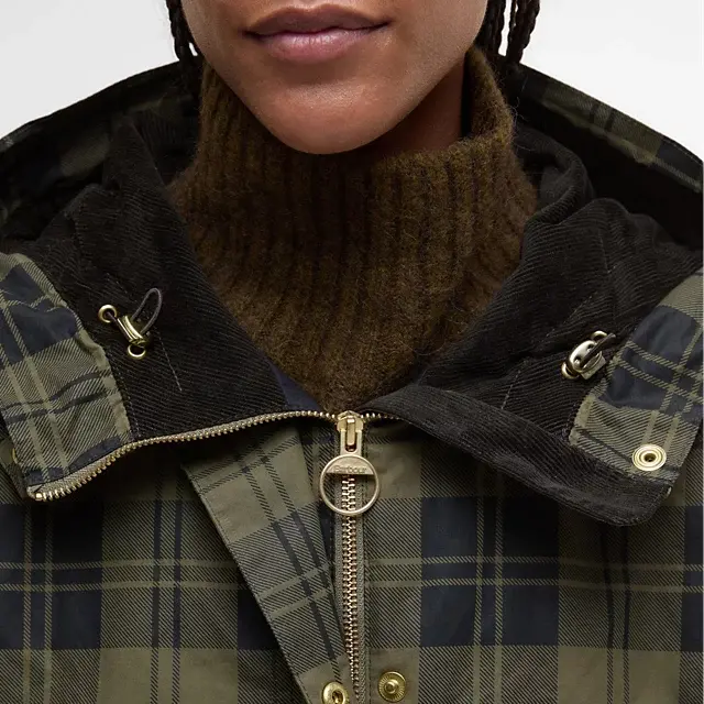 Orvis Barbour® Shelley Showerproof Jacket OLIVE CHECK/OLIVE