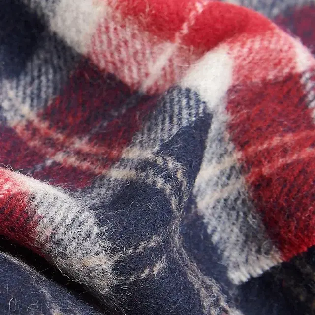 Orvis Barbour® Tartan Lambswool Scarf CRANBERRY TARTAN