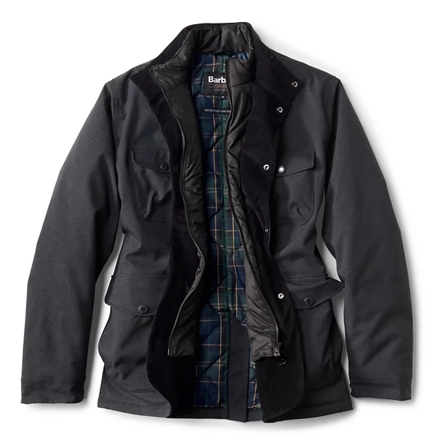 Orvis Barbour® Winter Ogston Waterproof Jacket BLACK