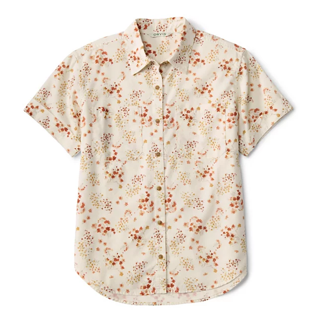 Orvis Classic Short-Sleeve Camp Shirt SNOW FLOATING FLORAL
